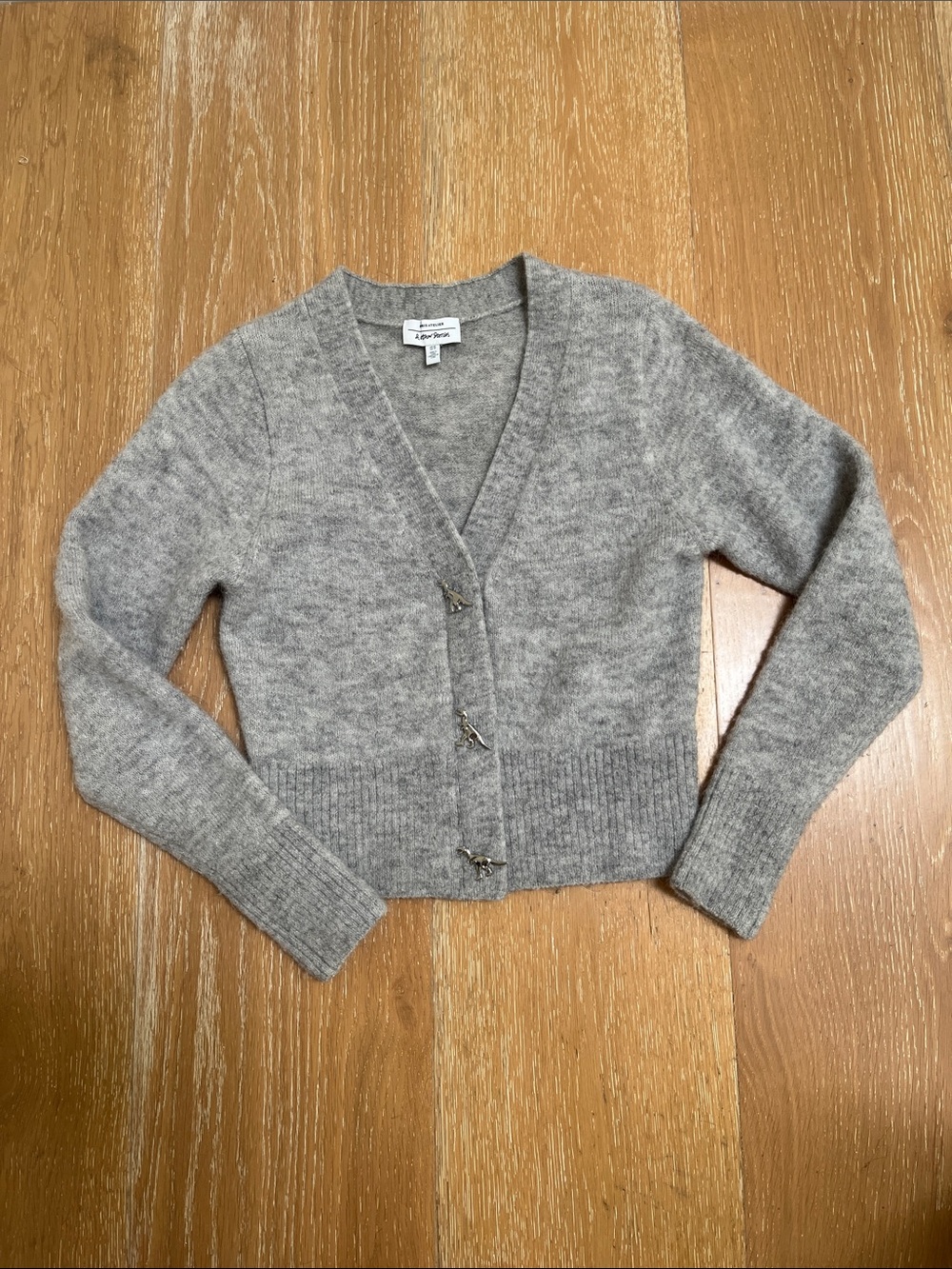 & other stories Grey Wool Cardigan